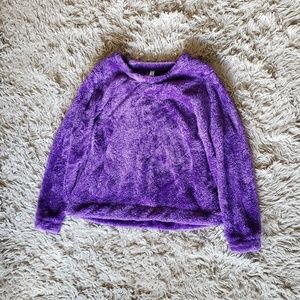 Purple Fuzzy Sweater